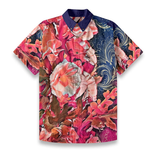 All-Over Print Men’s Breathable Shirt|140GSM Slub Cotton