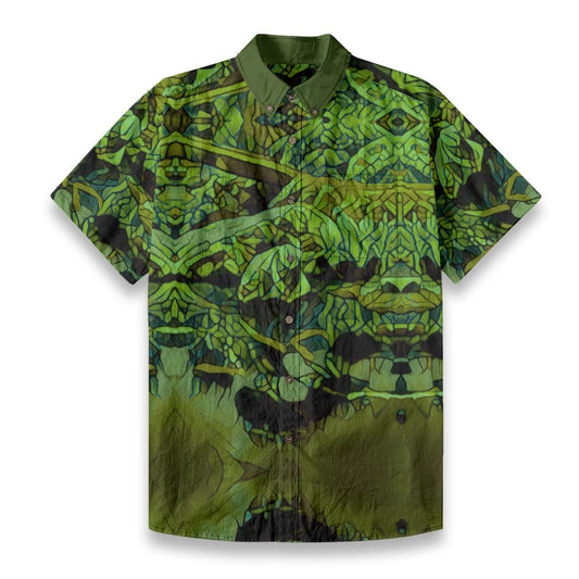 All-Over Print Men’s Breathable Shirt|140GSM Slub Cotton