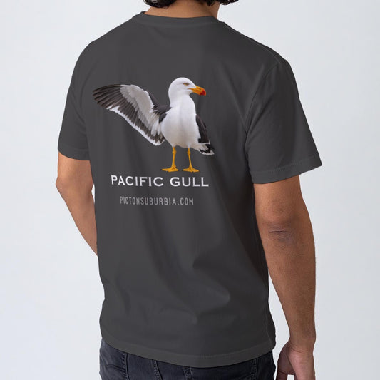 “Pacific Gull” All-Over Print Men's O-Neck T-Shirt | 190GSM Cotton