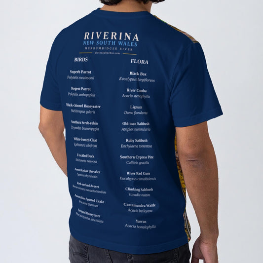 “NSW Riverina”. All-Over Print Men's O-Neck T-Shirt | 190GSM Cotton