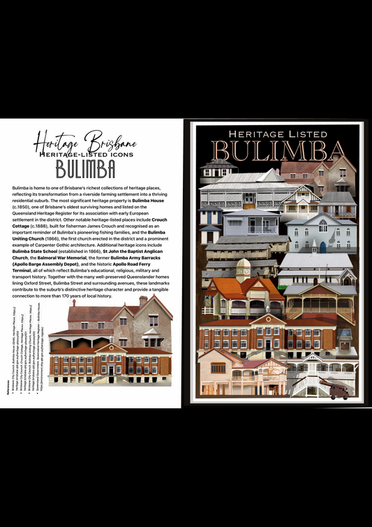 Bulimba Heritage Listed Greeting card Pack / Set of 5