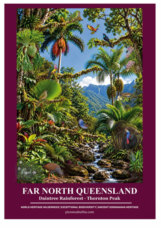 Terra Australis: Art Print “ QLD- Far North Queensland”
