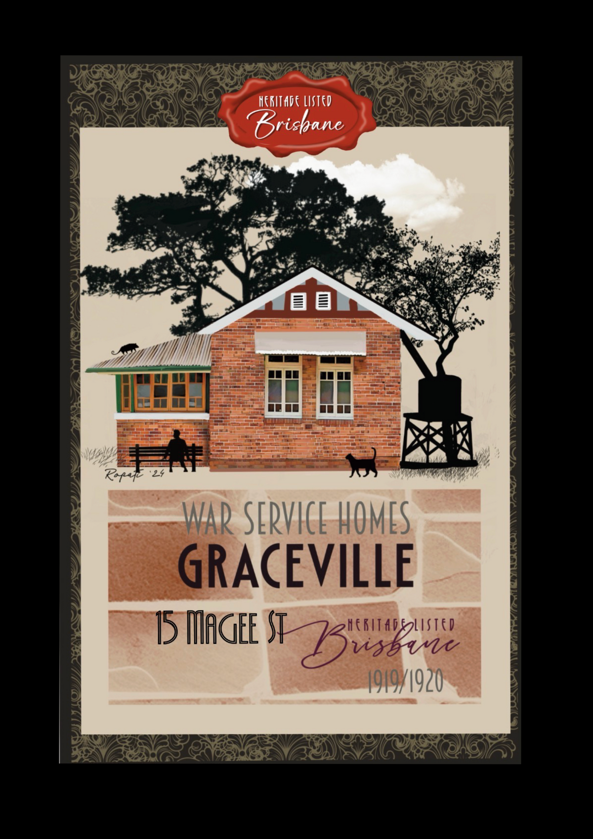 War Service Home 3: Graceville Greeting card Pack / Set of 5