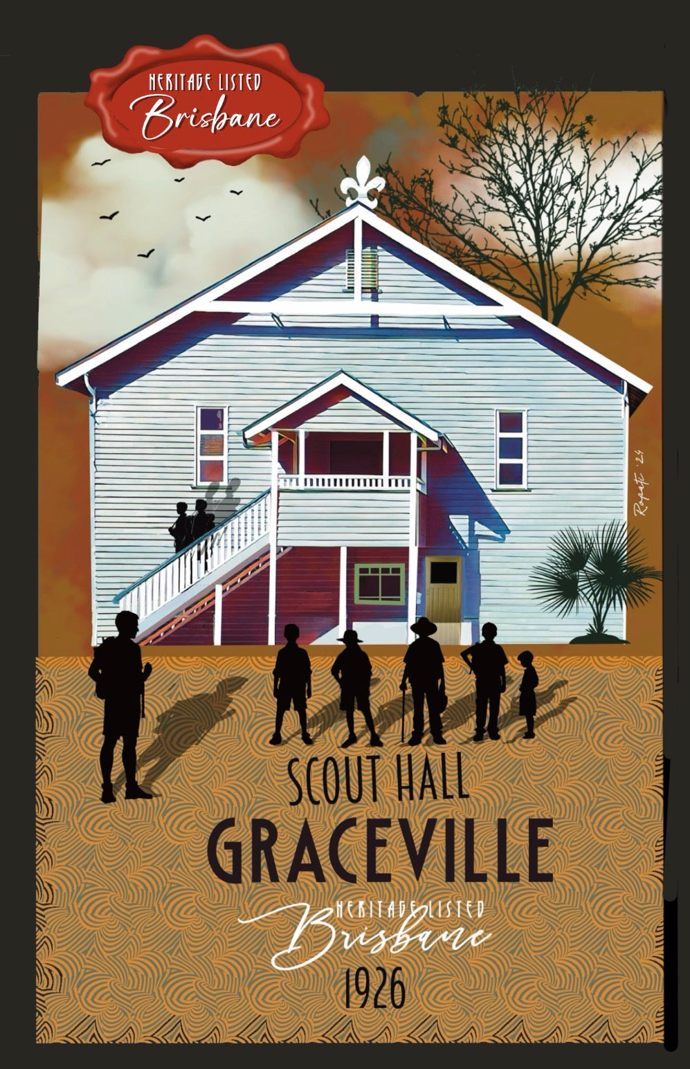 Scout Hall : Graceville Greeting card Pack / Set of 5