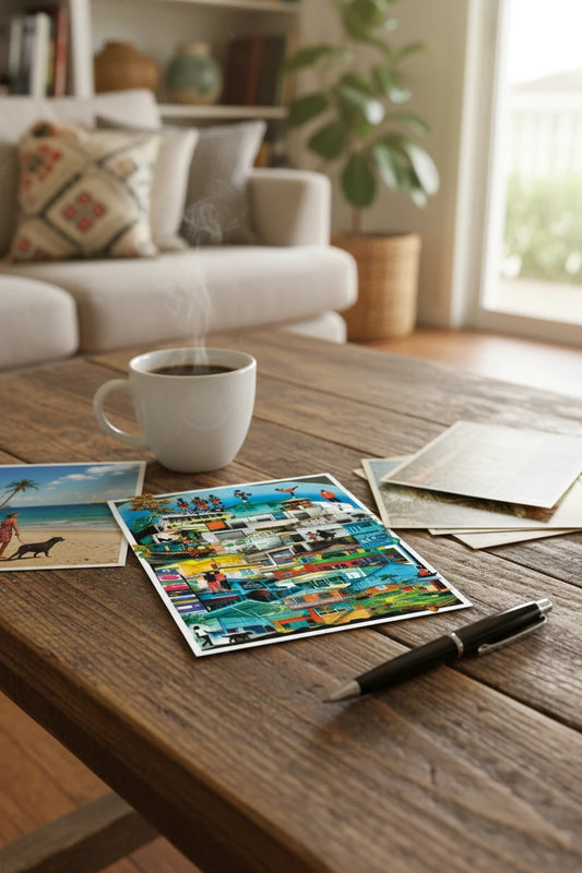 Acacia Ridge: Postcard (A6 or A5 sizes/ Set of 5) - A6 (set of 5 standard size postcards) - Physical good