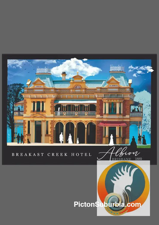 Albion: Breakfast Creek Hotel 1889. Art Print - Physical good