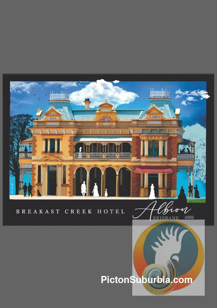 Albion: Breakfast Creek Hotel Tea Towel - Physical good
