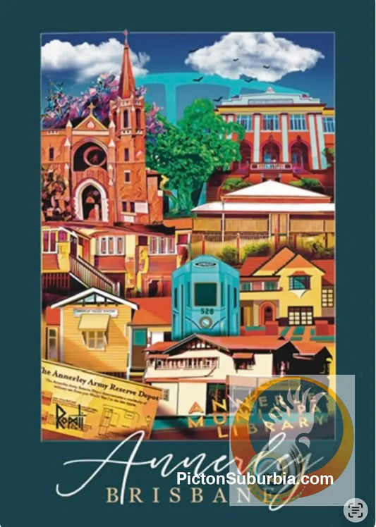 Annerley: Postcard Annerley: (A6 Standard or A5 Larger Card / Set of 5) - Physical good