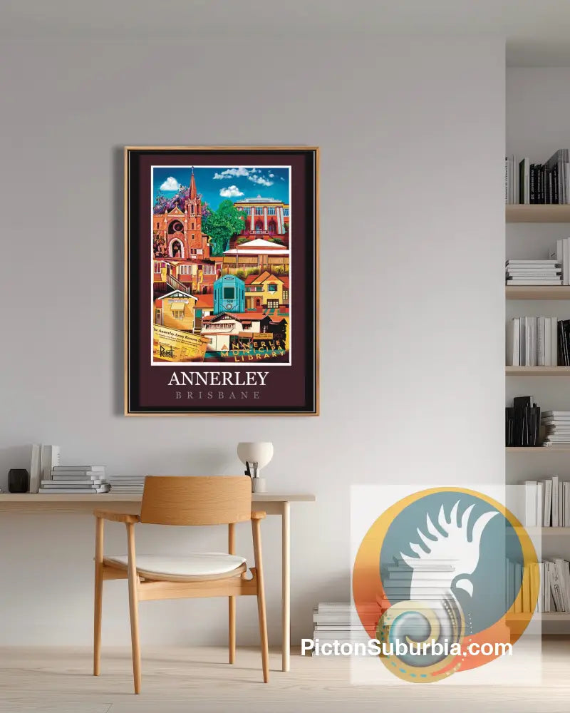 Annerley: Suburb Art Print - Physical good