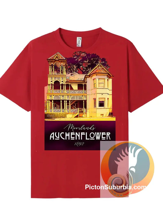Auchenflower: Moorland Tee - Red / S - T-shirt