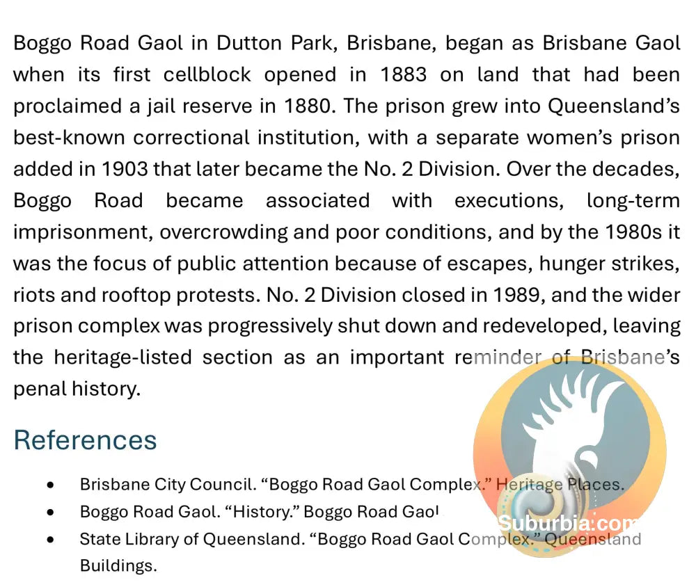 Boggo Road Gaol: Dutton Park - Greeting Card Pack/ Set of 5 - greeting Card