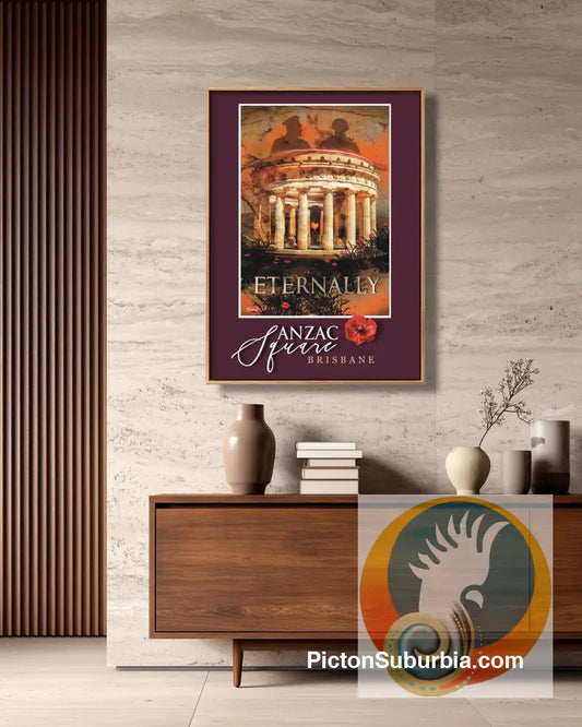 Brisbane CBD: ANZAC Square Art Print - Physical good