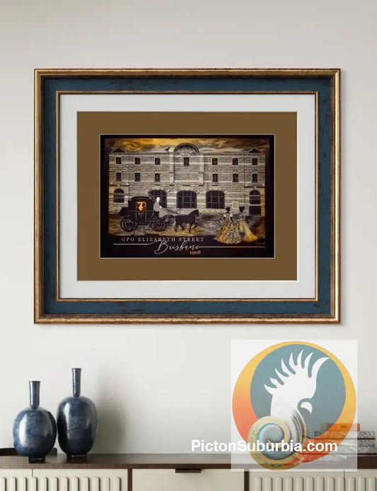 Brisbane CBD: GPO 267 Elizabeth St Art print - Physical good