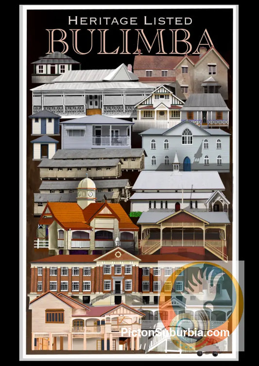 Bulimba Heritage Listed -Tea Towel - Tea Towel