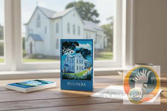 Bulimba: Bulimba Uniting Church 1866 - Greeting Card Pack / Set of 5 - greeting Card