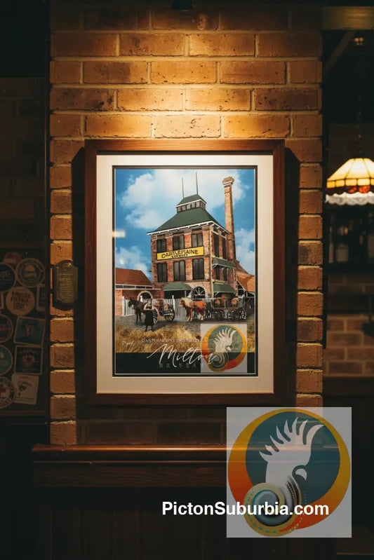 Castlemaine Perkins Brewery: Milton - Art print - Physical good
