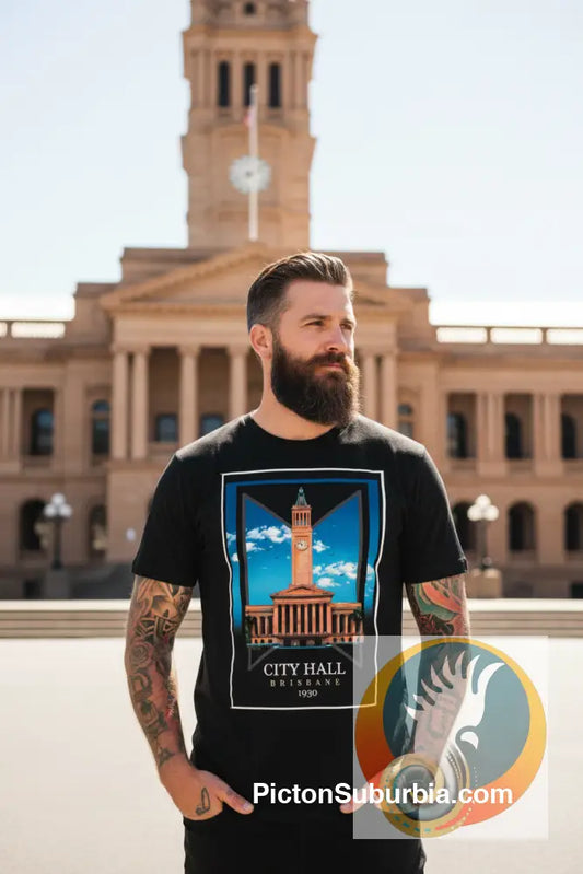City Hall: Brisbane CBD - Suburban Tee - T-shirt