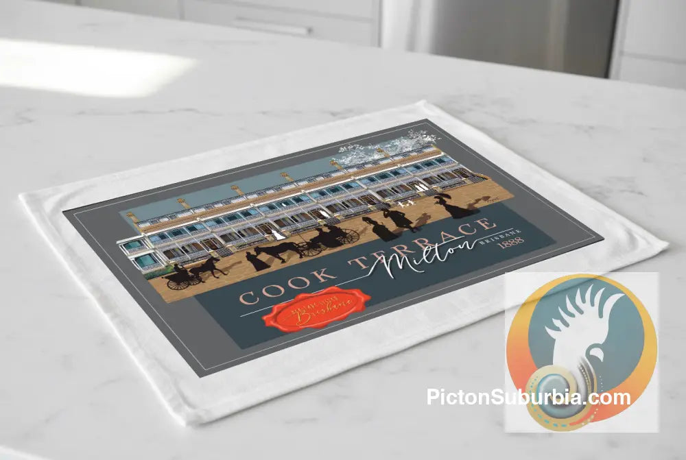 Cook Terraces: Milton -Tea Towel - Tea Towel