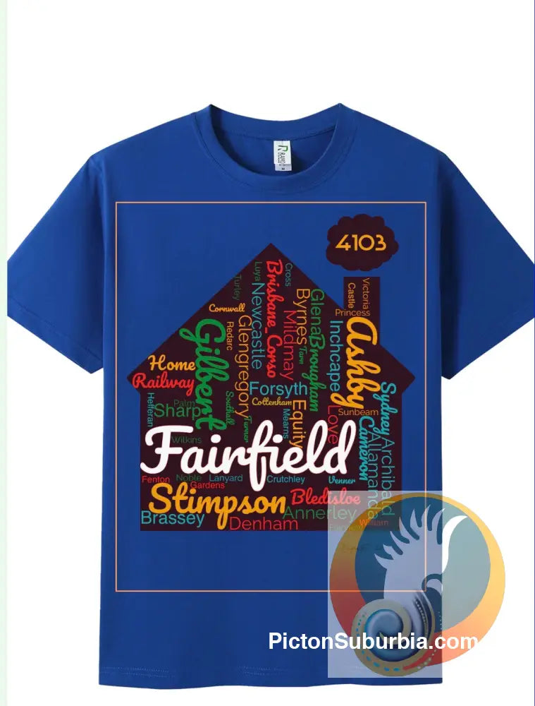 Fairfield Streets: Tee - Royal / S - T-shirt