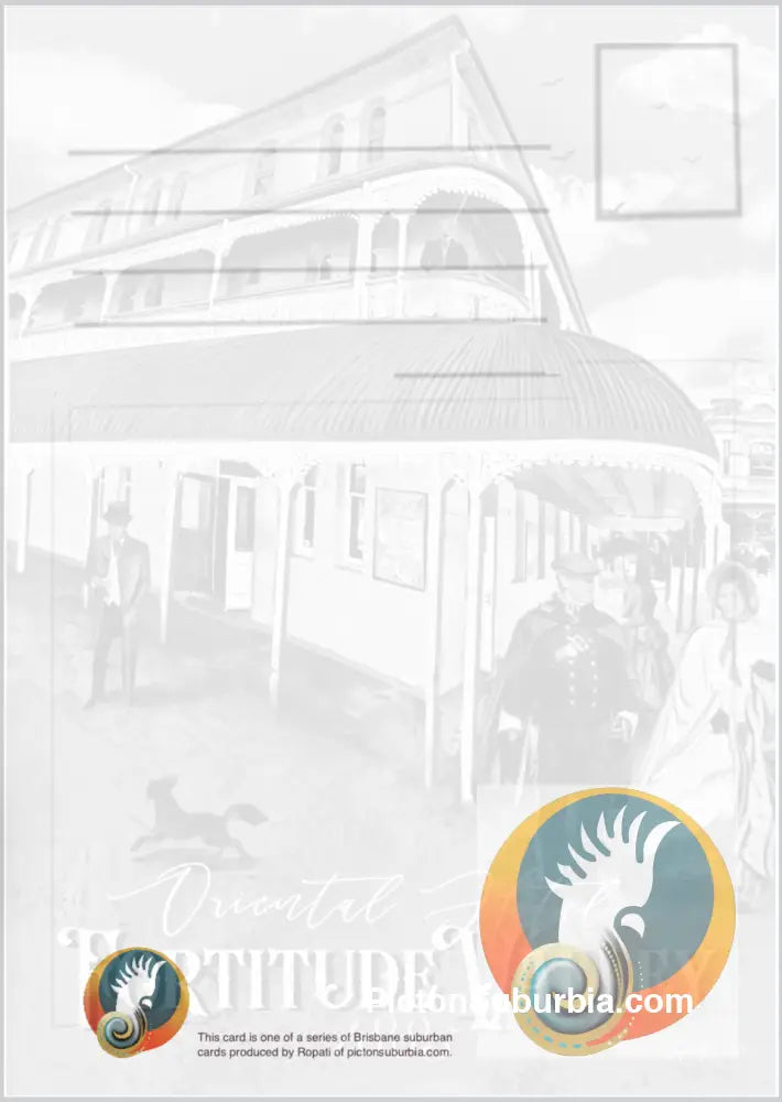 Fortitude Valley: The Oriental Hotel Postcard. / Set of 5 / A6 or A5 / Physical good