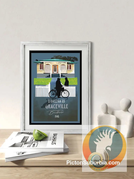 Graceville: Heritage Listed - 8 Rakeevan Rd Art print - Art Print