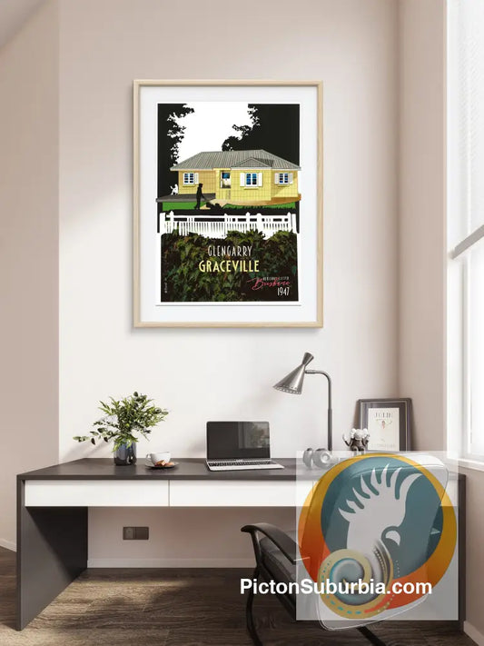Graceville: Heritage Listed - Glengarry Art Print - Art Print