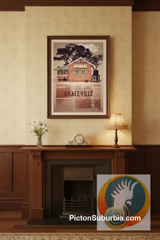 Graceville: Heritage Listed - War Service Homes #1 Art print - Art Print