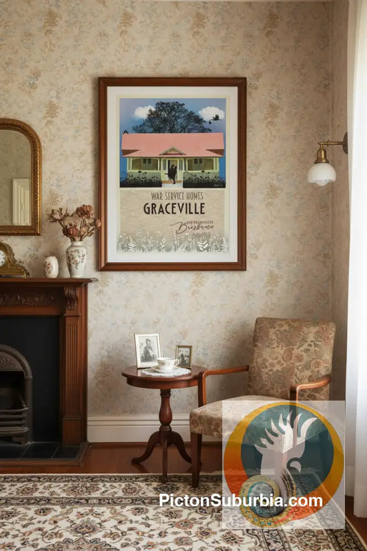 Graceville: Heritage Listed - War Service Homes #2 Art Print - Art Print