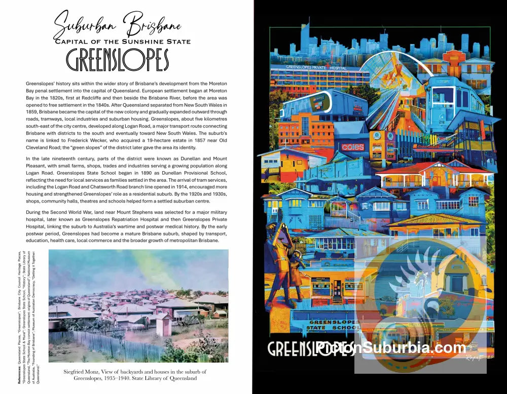 Greenslopes Greeting Card Pack / Set of 5 - Physical good