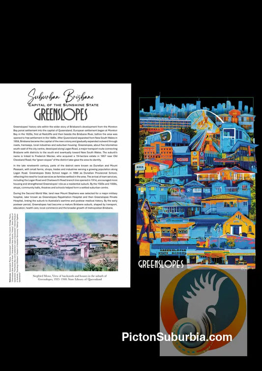 Greenslopes Greeting Card Pack / Set of 5 - Physical good