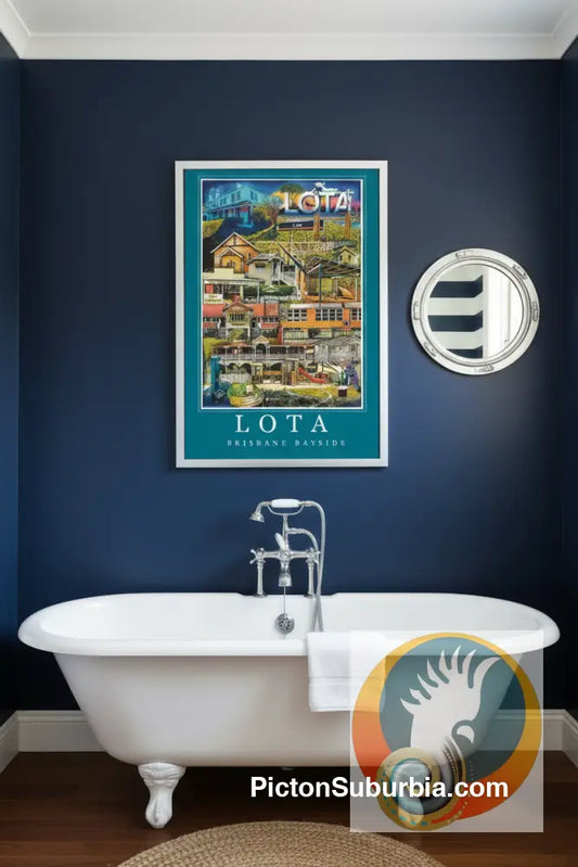Lota: Suburban Art print - Physical good