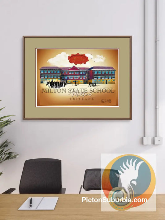 Milton Heritage Listed: Milton State School - Art Print - Physical good