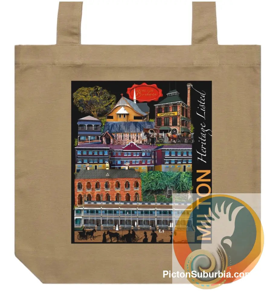 Milton Heritage Sites Tote - Khaki - Physical good