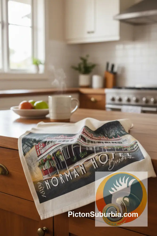 Norman Hotel: Woolloongabba- Tea Towel - Tea Towel