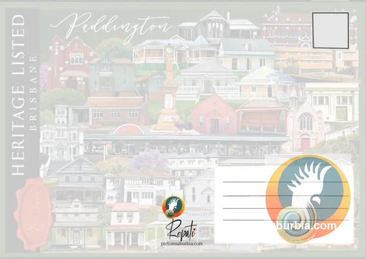 Paddington Heritage Listed Postcard / Set of 5/ A6 or A5 / Postcard