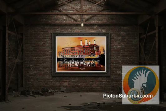 New Farm: Brisbane Powerhouse 1928 - Art print - Art Print