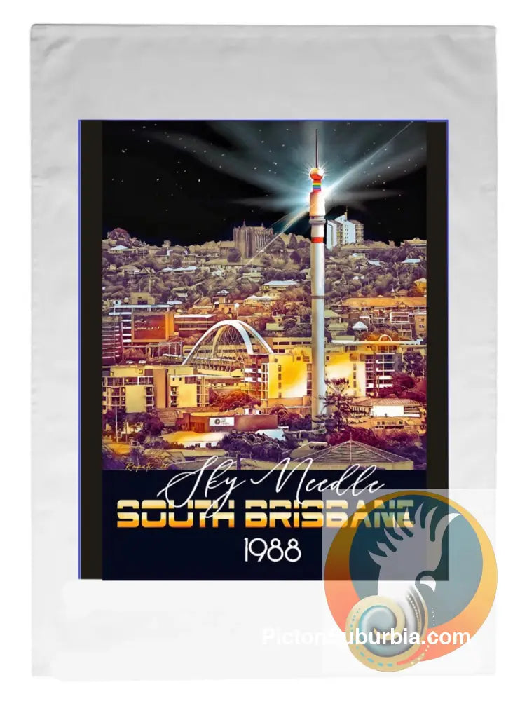 Sky Needle South Brisbane: Tea Towel - Tea Towel