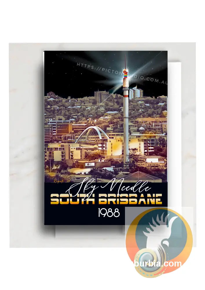 South Brisbane: Sky Needle Postcard Pack / Set of 5 / A6 or A5 / Physical good