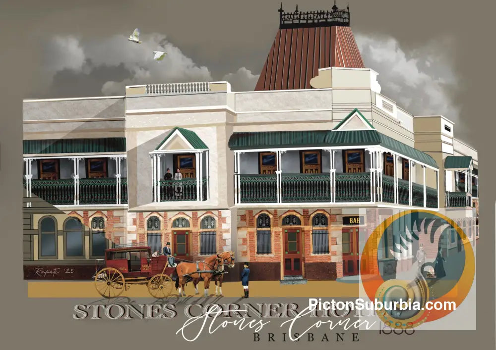 Stones Corner Hotel: Postcard Pack / Set of 5 / A6 or A5 / Physical good