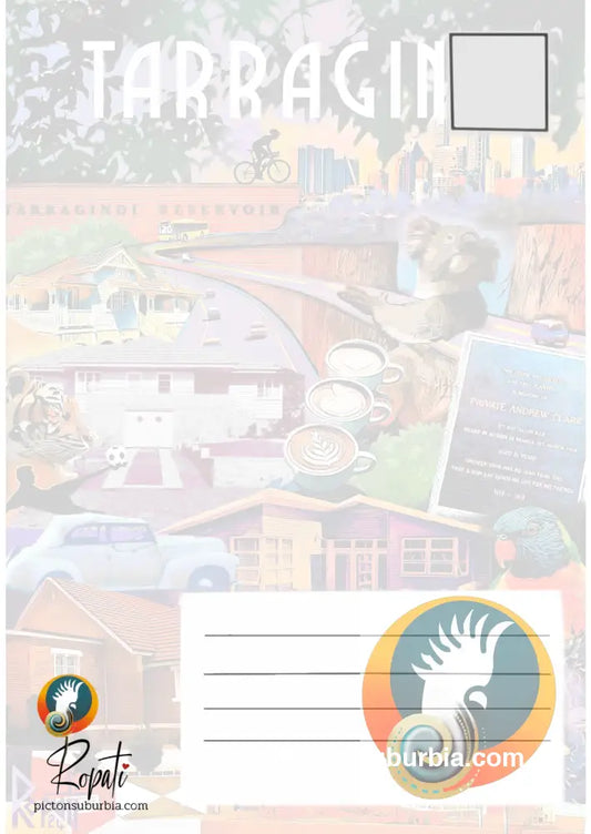 Tarragindi Suburb Postcard / Set of 5/ A6 or A5 / Postcard