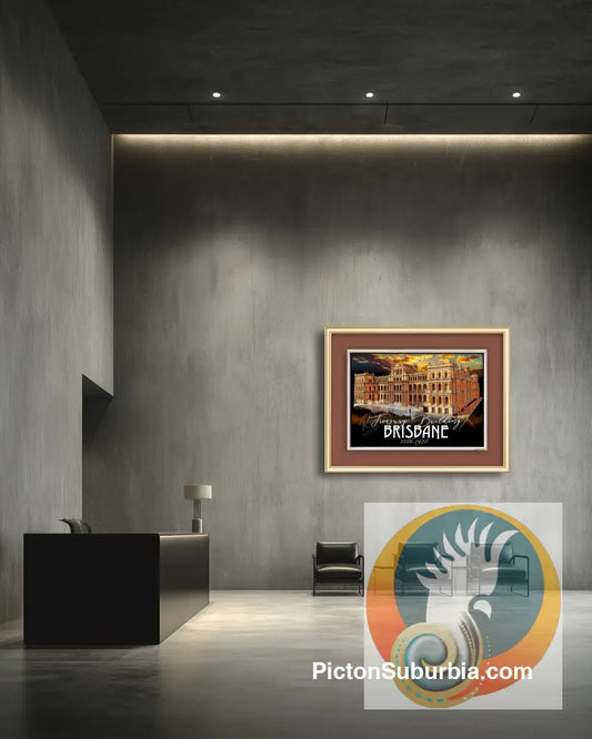 Brisbane CBD: Treasury Building Art print - Physical good