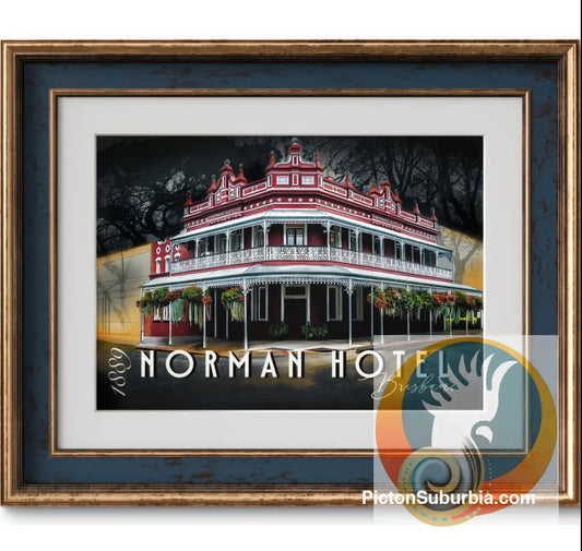 Woolloongabba: Norman Hotel 1884 Art print - Art Print