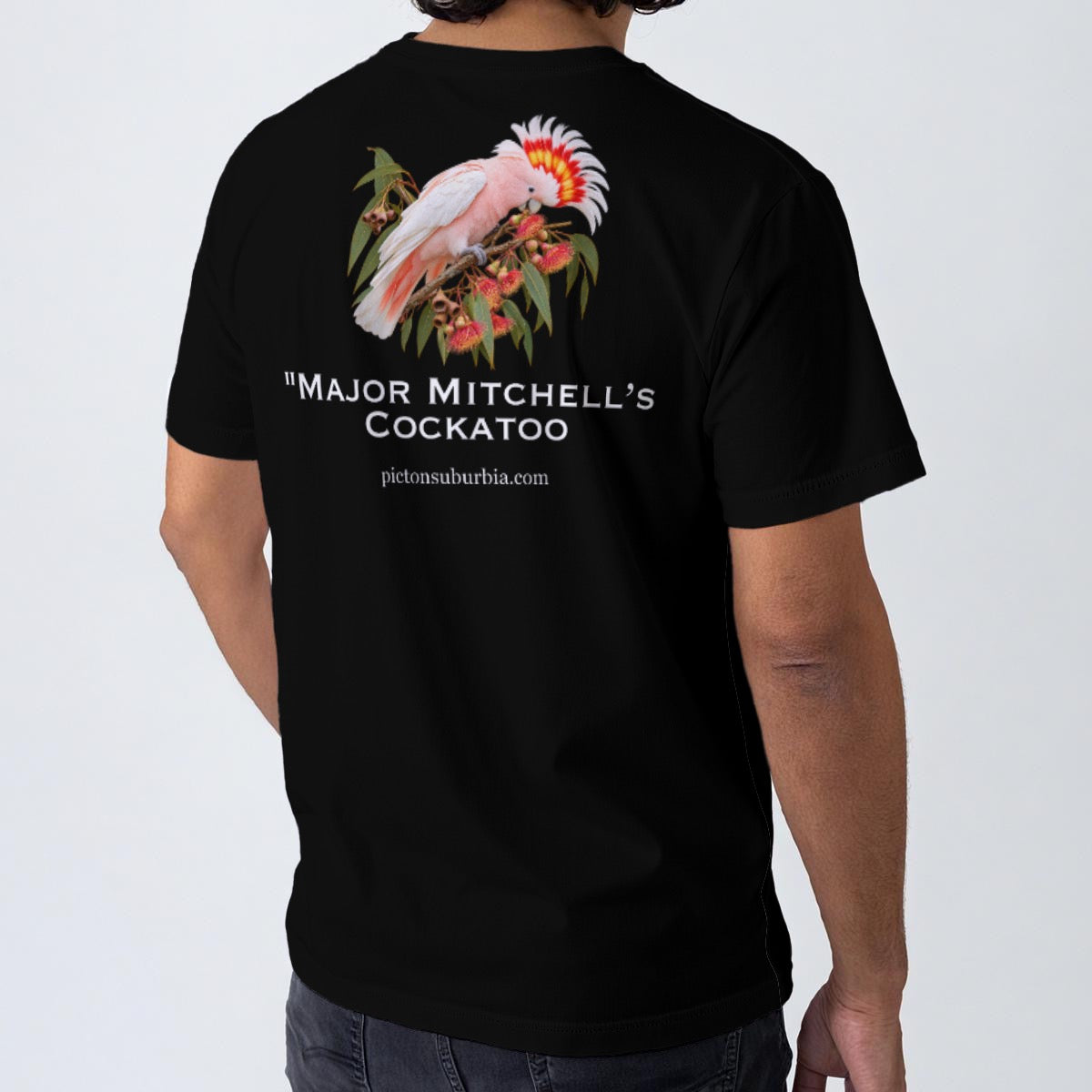"Major Mitchell’s Cockatoo :  Lophochroa leadbeateri" All-Over Print Men's O-Neck T-Shirt | 190GSM Cotton