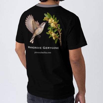 “Mangrove Gerygone” All-Over Print Men's O-Neck T-Shirt | 190GSM Cotton