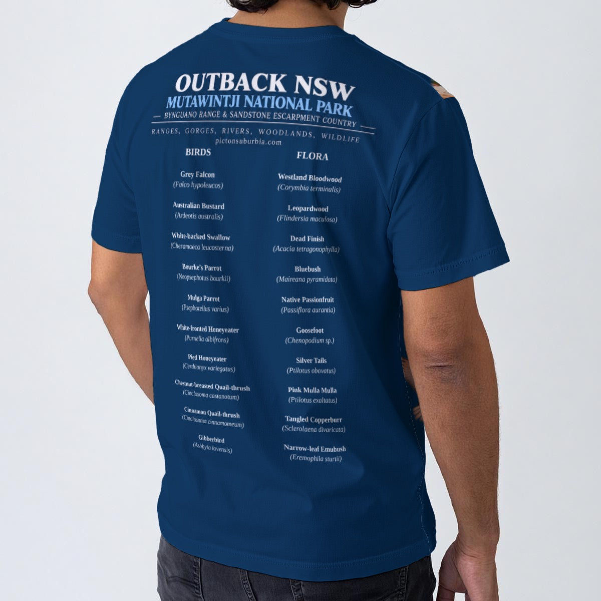 “NSW Outback” All-Over Print Men's O-Neck T-Shirt | 190GSM Cotton