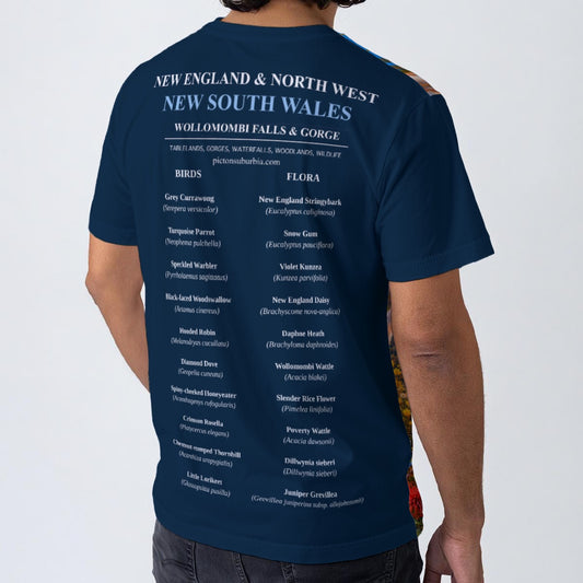 “NSW New England & North West”. All-Over Print Men's O-Neck T-Shirt | 190GSM Cotton