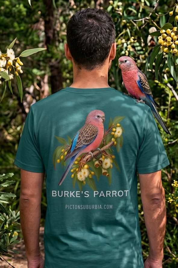 “Burke’s Parrot” All-Over Print Men's O-Neck T-Shirt | 190GSM Cotton