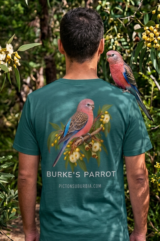 “Burke’s Parrot” All-Over Print Men's O-Neck T-Shirt | 190GSM Cotton