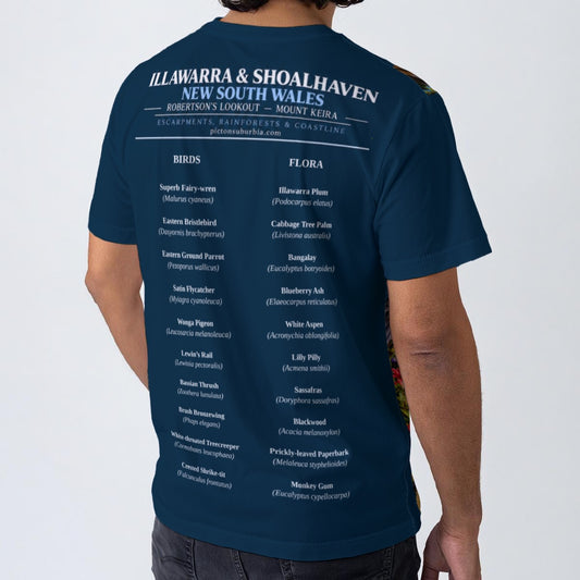 “NSW Illawarra & Shoalhaven” All-Over Print Men's O-Neck T-Shirt | 190GSM Cotton