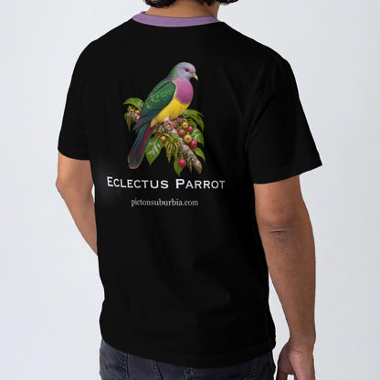 “"Eclectus Parrot : Eclectus roratus" All-Over Print Men's O-Neck T-Shirt | 190GSM Cotton